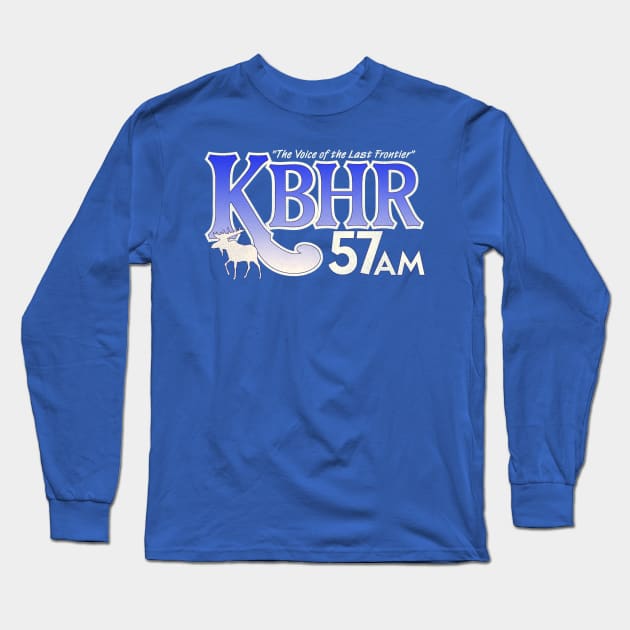 KBHR 57 AM - Northern Exposure Radio Station Long Sleeve T-Shirt by darklordpug